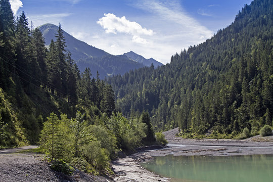 Rotlechstausee in Tirol