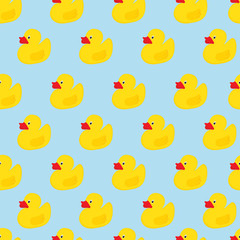 Duck seamless pattern