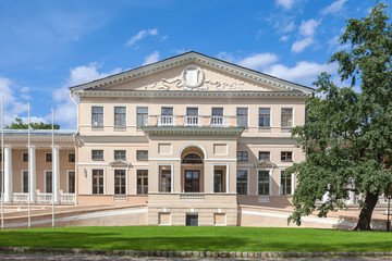 Yusupov Palace at Sadovaya Street/ Fontanka river in Saint Peter