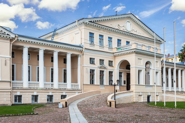 Yusupov Palace at Sadovaya Street/ Fontanka river in St. Petersb