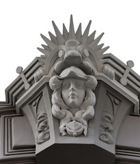 Obraz premium Element facade old houses in Riga