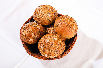 buns with seeds