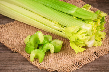 fresh and healthy celery
