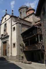 Rupit, village catalan, Espagne