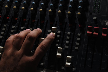 audio console back light © radebojic