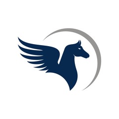 Pegasus logo vector