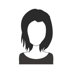 Black and white woman avatar nr. 30
