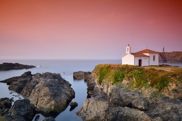 Fototapeta na wymiar Virxe do Porto in Galicia.