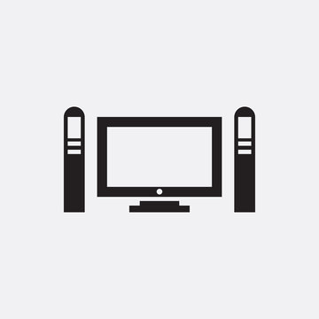 Home Cinema Icon Illustration