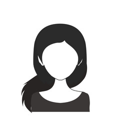 Black and white woman avatar nr. 66
