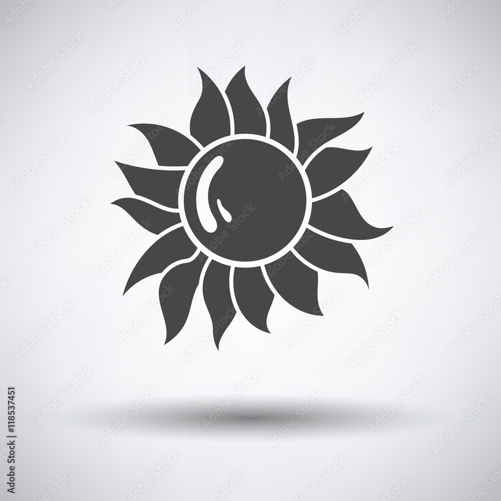 Canvas Prints sun icon