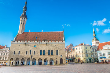 Fototapeta premium Tallinn old town hall Estonia