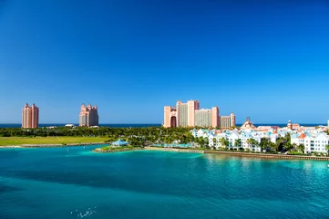 Abwaschbare Fototapete Südamerika Das Atlantis Paradise Island Resort auf den Bahamas
