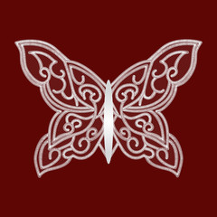 vector butterfly, white butterfly, butterfly lace