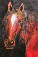 Rotes Pferd - 118541651