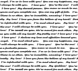 Fototapeta premium Love letter