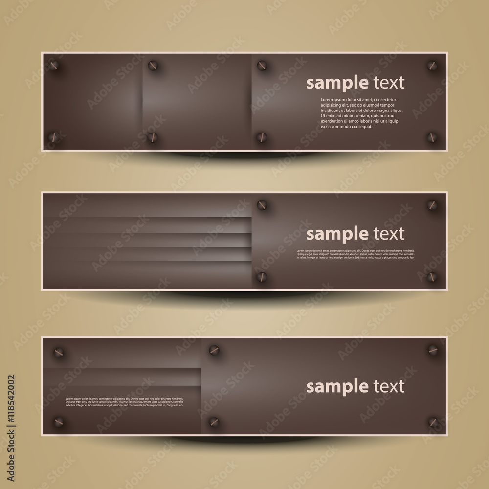 Wall mural banner or header design