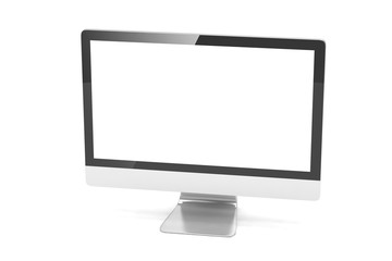 Modern Screen Monitor. 3d rendering.