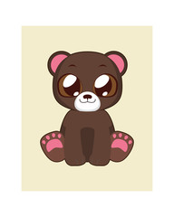 Cute bear illustration