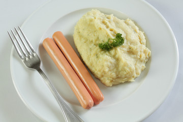saucisses et purée 18082016