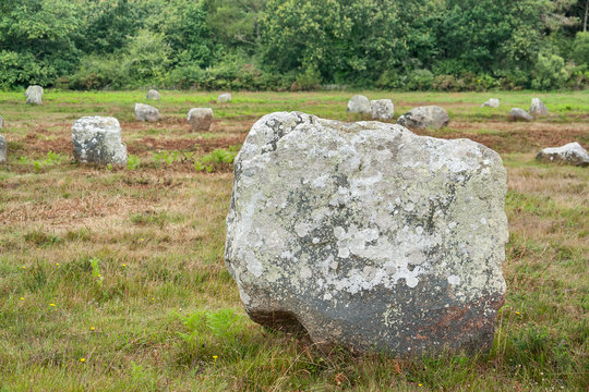 Carnac stones in Brittany