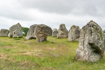 Carnac stones in Brittany