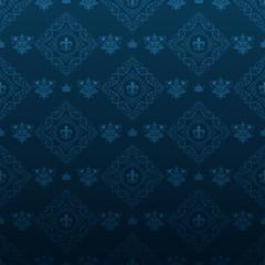 dark wallpaper, blue, vector