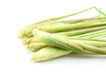 Fresh Lemongrass isolated on white background