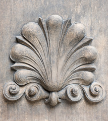 19th Century Ceramic Tile of Honeysuckle