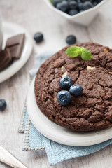 Chocolate brownie cookie
