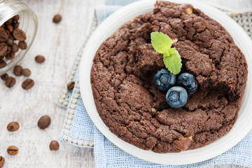 Chocolate brownie cookie