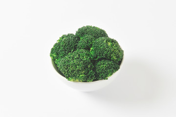 Raw broccoli florets