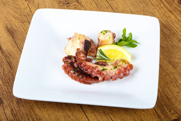 Grilled octopus