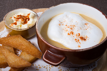 Russian mushrooms soup