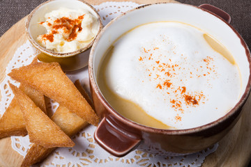 Russian mushrooms soup
