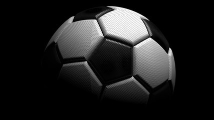 Fototapeta na wymiar Soccer ball. 3D illustration. 3D CG.