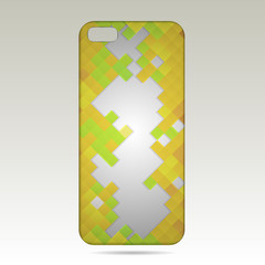 abstract texture with squares. cover smartphone .vector illustration