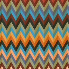 Seamless chevron pattern. Seamless zigzag pattern with blue, green, pink.Digital print for wallpaper, wrapping paper, fabric, textile, scrap booking, apparel, web design. Boho style.Vector