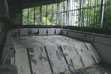 swimming pool in Prypyat 