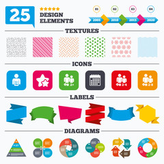 Obraz premium Gamer icons. Board games players.