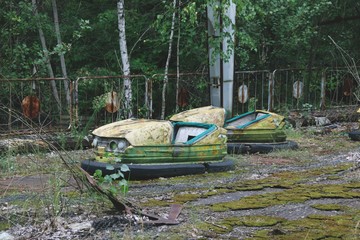amusement park in Prypyat
