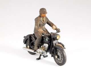 Obraz na płótnie Canvas Antique Motorcycle Toy