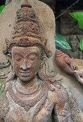 close up thai Stone Carving
