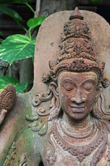 close up thai Stone Carving