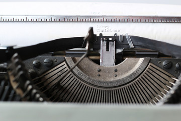 retro typewriter