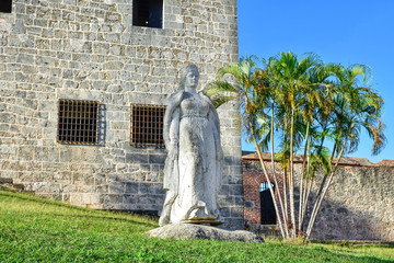 Alcazar de Colon, Statua di Maria de Toledo, Santo Domingo, Repubblica Dominicana
