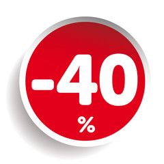 Sale sticker isolated on white