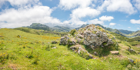 Fototapeta na wymiar Parque Nacional de los Picos de Europa (Picos d’Europa) Asturies (Asturien, Asturias) Spanien (España)