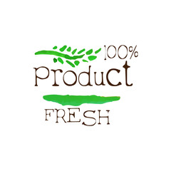 Percent Fresh Products Promo Sign