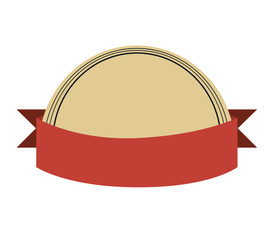 flat design emblem or badge icon vector illustration